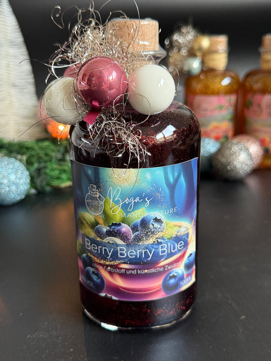 Glitzer Berry Berry Blue mit Kugeln