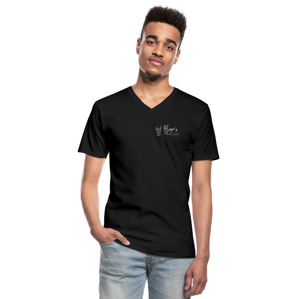 Men's V-Neck T-Shirt - black