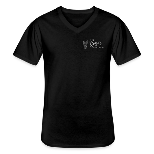 Men's V-Neck T-Shirt - black