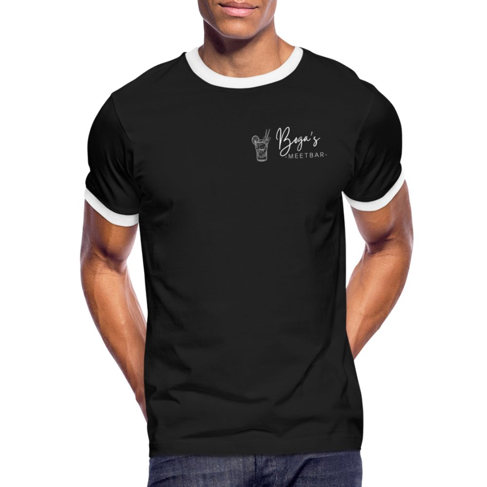 Men's Ringer Shirt - black/white