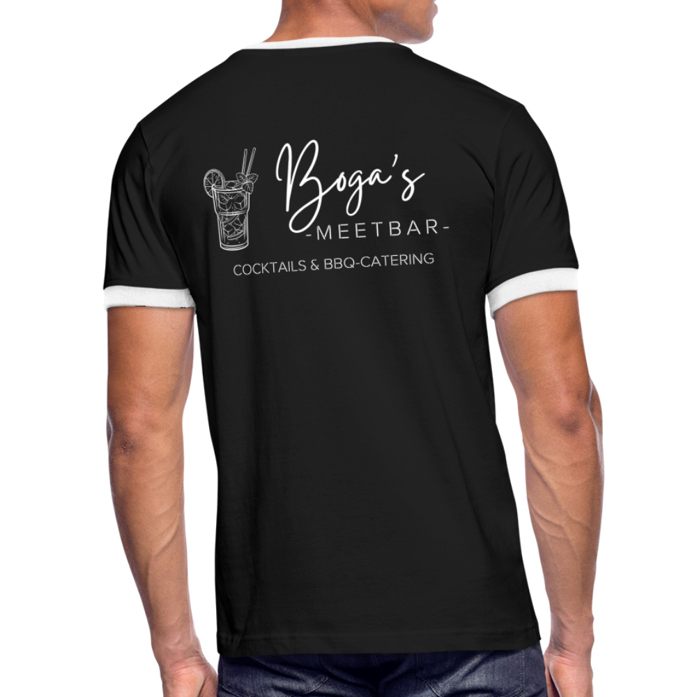 Men's Ringer Shirt - black/white